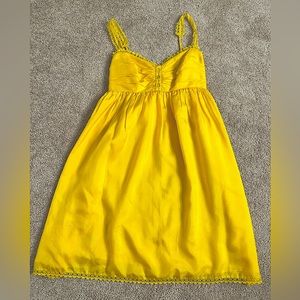 Betsy Johnson Yellow Dress